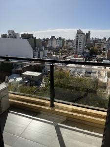 a balcony with a view of a city at Cba Rent in Córdoba
