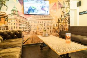 Area soggiorno di St Christopher's Inn Vienna