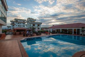 Bazén v ubytování Siddhartha Boutique Hotel, Boudha nebo v jeho okolí