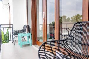 Ein Balkon oder eine Terrasse in der Unterkunft Villa Alhena