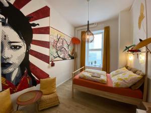 Cama ou camas em um quarto em Kiez Hostel Berlin