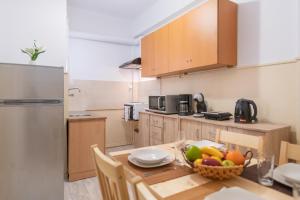 Kuchyň nebo kuchyňský kout v ubytování Cozy Platytera apartment