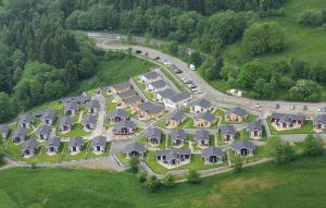 an aerial view of a large estate with cars parked at St, Andreasberg, Haus 11 in Sankt Andreasberg