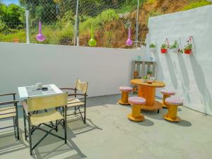 A patio or other outdoor area at Celeste Golden Beach