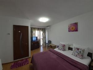 Postel nebo postele na pokoji v ubytování Vila Albatros