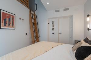 Postel nebo postele na pokoji v ubytování Exclusive Penthouse in PLaza La Merced
