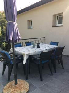 Balkón nebo terasa v ubytování Apartman Noemi