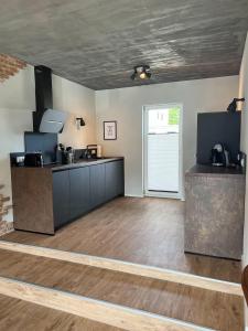 Kuchyň nebo kuchyňský kout v ubytování Dyke Appartements