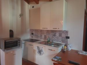 A kitchen or kitchenette at Mansarda Chanoux CIR n 0027