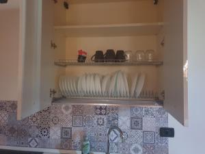 A kitchen or kitchenette at Mansarda Chanoux CIR n 0027 Még 15 kép