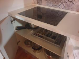 A kitchen or kitchenette at Mansarda Chanoux CIR n 0027