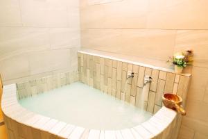 Vannituba majutusasutuses Gorgeous Hot Spring Resort