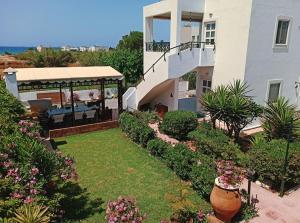 A garden outside Marina Villa