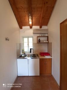 Kuchyň nebo kuchyňský kout v ubytování Apartmani Passer