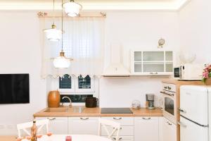 Kuchyň nebo kuchyňský kout v ubytování Apartment Carissima-Direct on sea, Lovran-Opatija