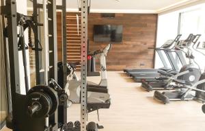 Das Fitnesscenter und/oder die Fitnesseinrichtungen in der Unterkunft Baltic