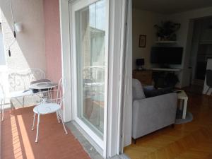 Balkón nebo terasa v ubytování Apartments Anita