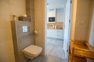 Kúpeľňa v ubytovaní Apartament dla aktywnych (z pięknym widokiem)