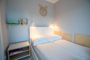 Posteľ alebo postele v izbe v ubytovaní Apartament dla aktywnych (z pięknym widokiem)