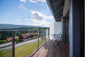 Výhľad na hory alebo výhľad na hory priamo z apartmánu