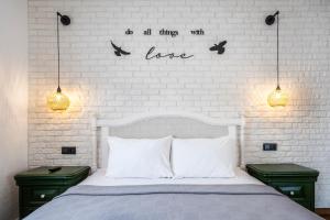Ένα ή περισσότερα κρεβάτια σε δωμάτιο στο The Poyz Hotel Bodrum