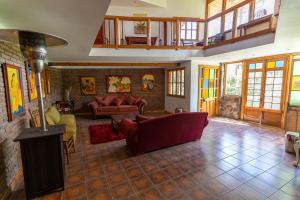 Posezení v ubytování La Casa de Carlitos