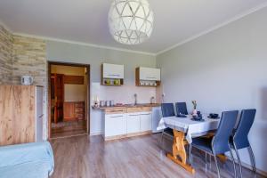 Kuchyňa alebo kuchynka v ubytovaní Pokoje i apartament z widokiem na Tatry