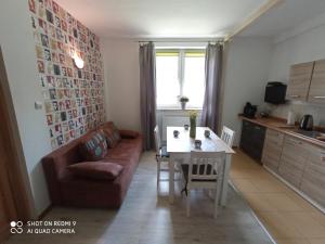 Kuchnia lub aneks kuchenny w obiekcie Domek i Apartamenty Stokrotka