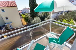 Balkón alebo terasa v ubytovaní Golden Island Apartments