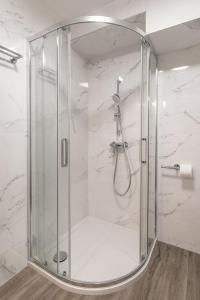 Koupelna v ubytování Apartman Lea