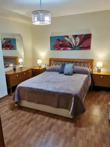 Ένα ή περισσότερα κρεβάτια σε δωμάτιο στο Precioso y gran apartamento en Cullera