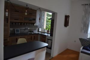 Kuchyň nebo kuchyňský kout v ubytování Apartmán pod Kosířem