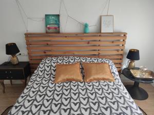 Postel nebo postele na pokoji v ubytování DeltaHome
