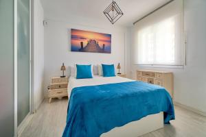 Posteľ alebo postele v izbe v ubytovaní Luxy Beach Apartment + 37 fotografií