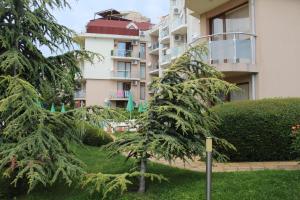 A garden outside Apart complex Starfish със собствено паркомясто