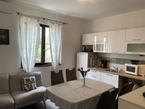Kuchyň nebo kuchyňský kout v ubytování Apartment Greta + 29 fotografií