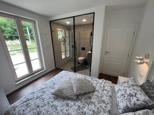 Postel nebo postele na pokoji v ubytování Villa Mavrici, Neighbors free