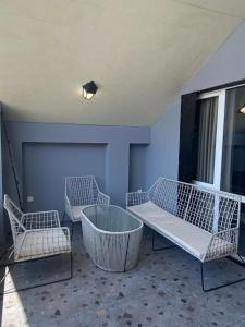 Posezení v ubytování Mose art Hotel