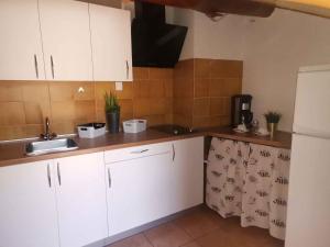 Η κουζίνα ή μικρή κουζίνα στο Studio in Plomin - Istrien 8773 +11 φωτογραφίες