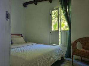 Ένα ή περισσότερα κρεβάτια σε δωμάτιο στο La Molina - casas independientes en naturaleza excepcional