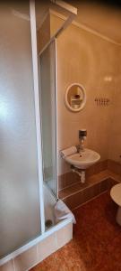 Kúpeľňa v ubytovaní Pension Pod Lipou