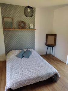 Posteľ alebo postele v izbe v ubytovaní Chambre d'hôtes