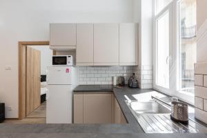 Kuchyňa alebo kuchynka v ubytovaní D78 Dohány Apartment