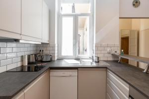 Kuchyňa alebo kuchynka v ubytovaní D78 Dohány Apartment