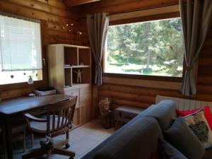 Zona d'estar a Chalet de charme authentique