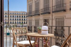 En balkong eller terrass på Apartamentos Líbere Málaga la Merced