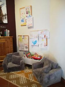Posezení v ubytování Haus Bergliebe