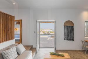 Ένα ή περισσότερα κρεβάτια σε δωμάτιο στο Villa Almi in Mykonos +63 φωτογραφίες