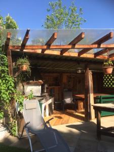 Patio nebo venkovní prostory v ubytování Ferienwohnung Morgensonne