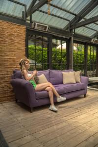 Posezení v ubytování Zümrüt Çıralı Boutique Hotel